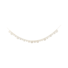 Load image into Gallery viewer, Red and Cream Scalloped Felt Banner Set