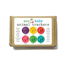 Load image into Gallery viewer, Wooden dough stampers - assorted animal tracks - case
